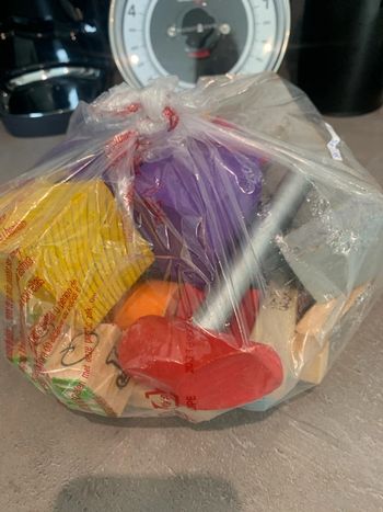 Lot de cubes et forme bois