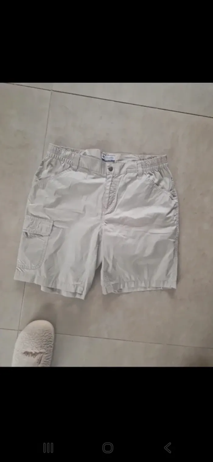 Short  randonnee cargo beige  Colombia vintage m