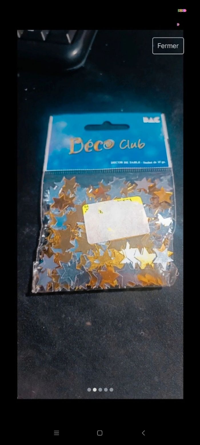 Sequin déco de table - photo numéro 3