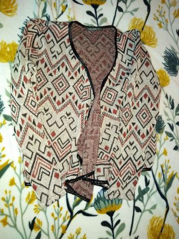 Gilet type veste style ethnic S Calliope