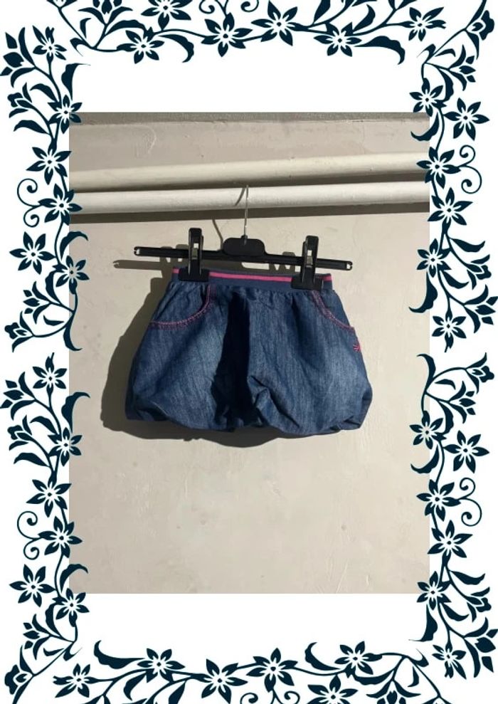 Jupe boule jeans 18 mois