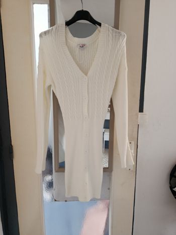 Robe pull blanche - Jennyfer - Taille S