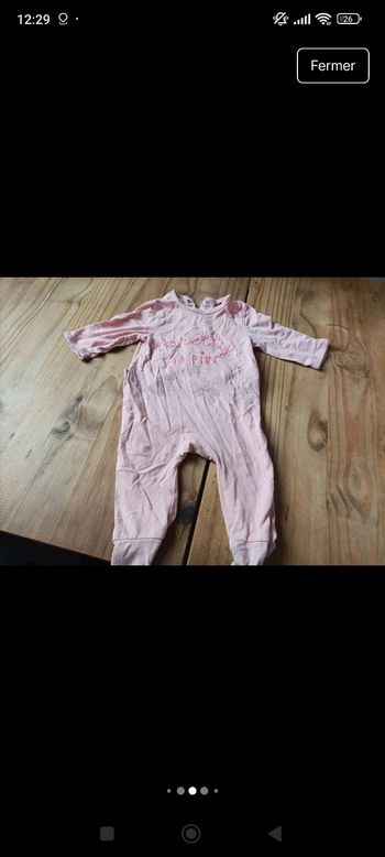 Lot de pyjama bébé fille taille 3 mois