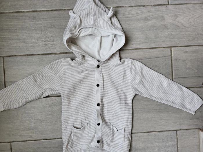 Gilet garçon 100%coton kiabi 18 mois