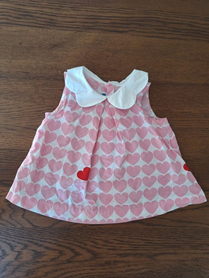 Tee Shirt Cœur Jacadi 18 Mois