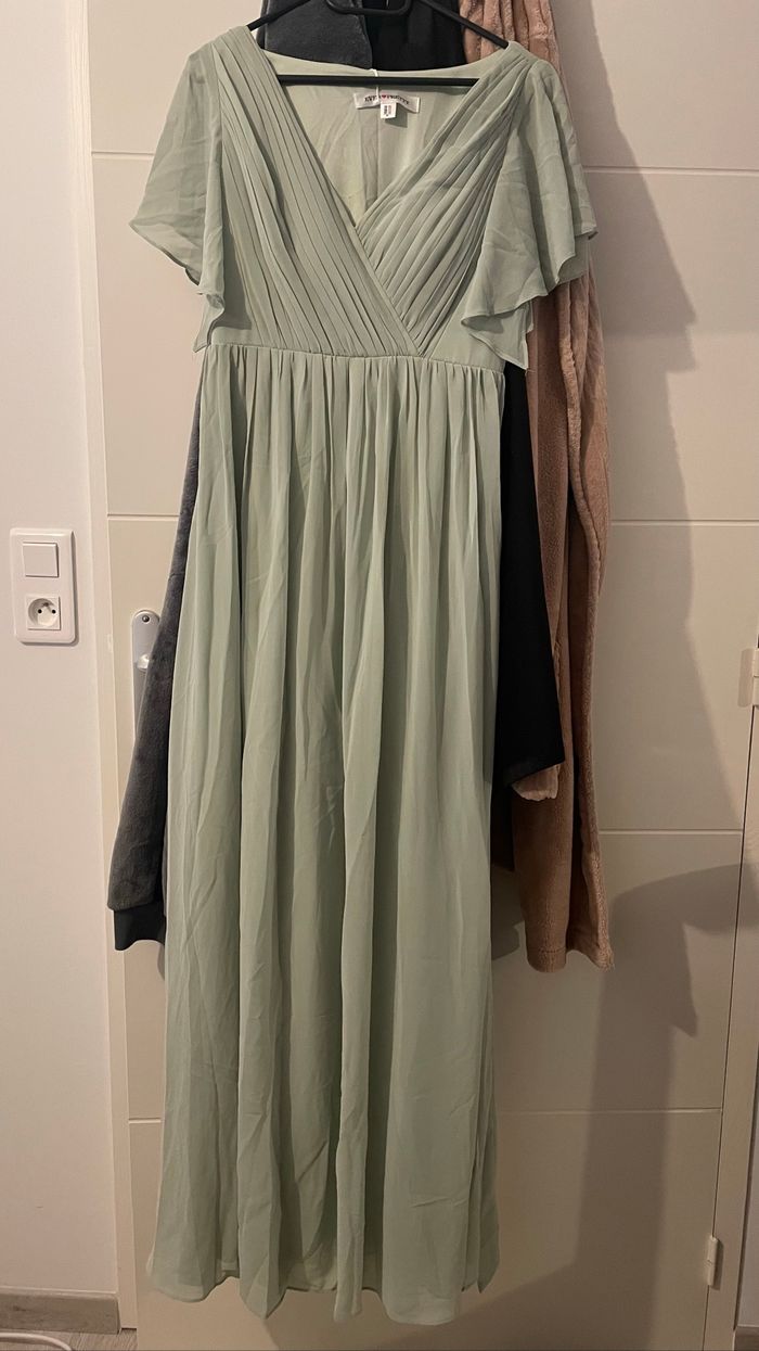 Robe de demoiselles d’honneur vert d’eau - photo numéro 6
