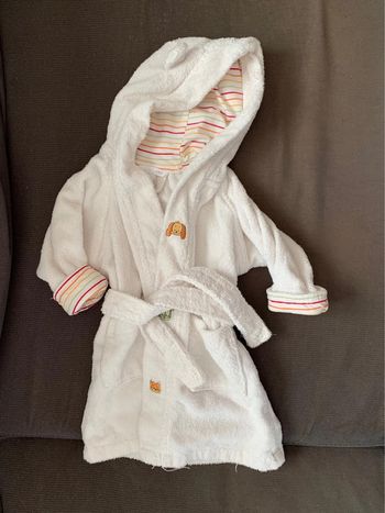 Peignoir blanc 12M