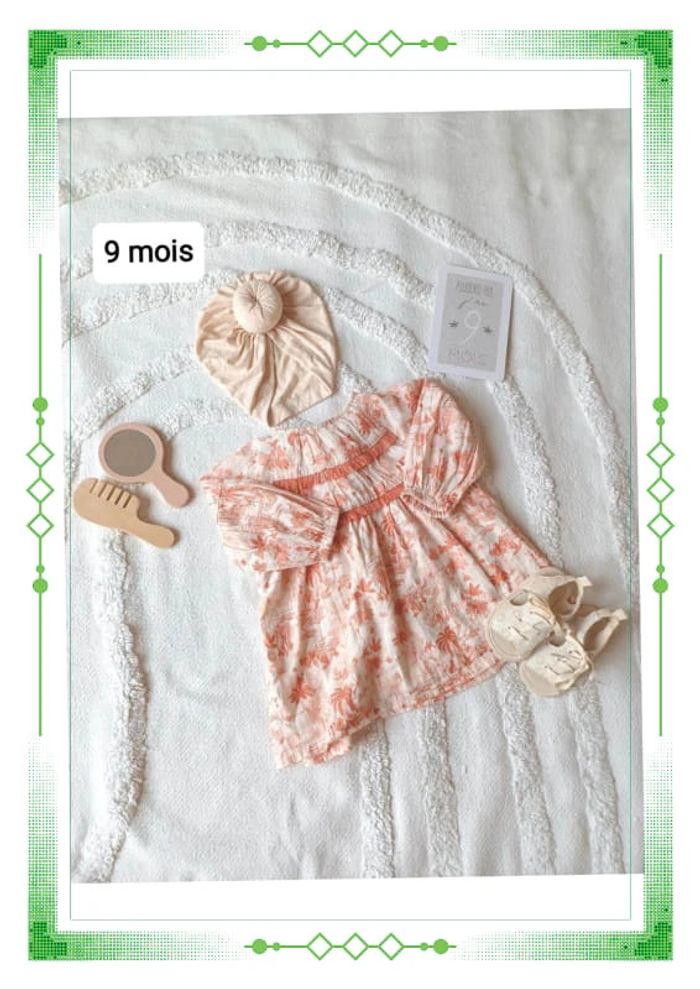 Robe bébé fille 9 mois
