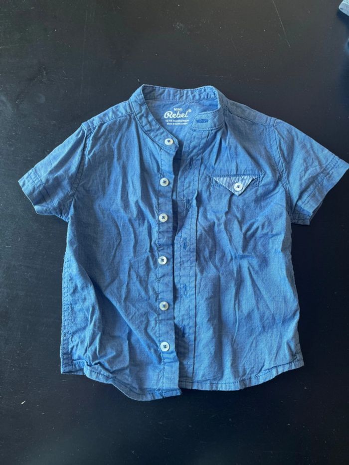 Chemise manches courtes, garçon, 86 cm 18 mois