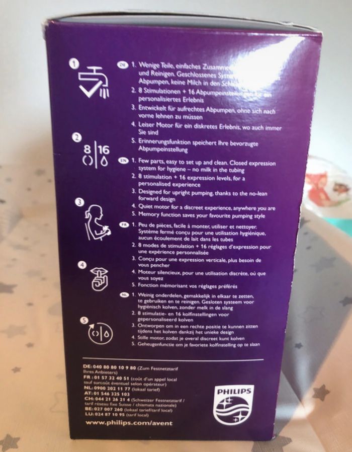 Tire lait électrique Avent simple - photo numéro 3