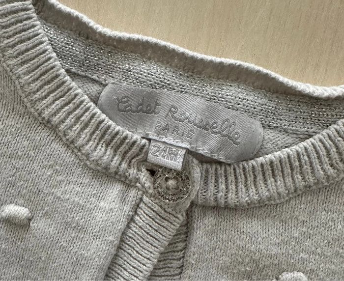 Lot de 2 gilets fille en 86 cm - photo numéro 4