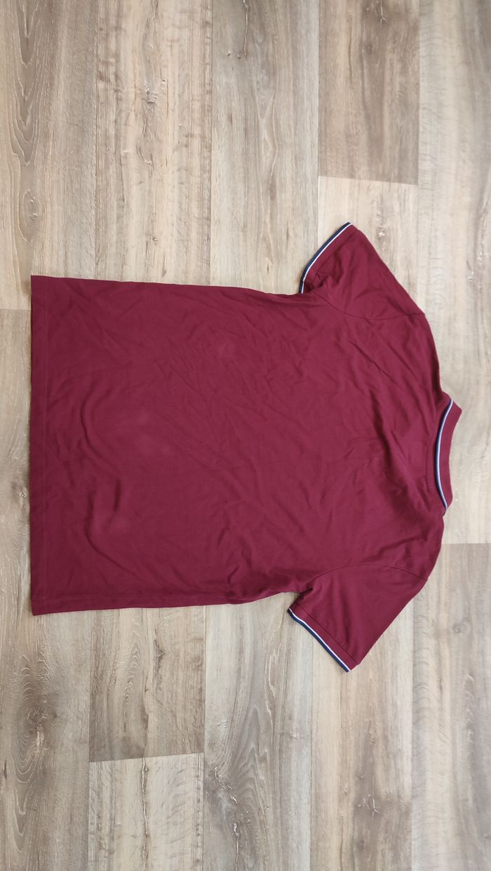 Vêtement Homme T-shirt t-shirts Polo Kappa rouge bordeaux taille XXL #Retrostreet - photo numéro 7