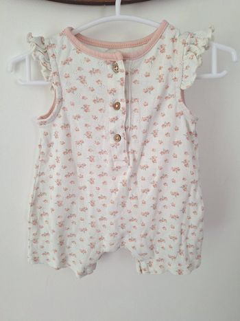 Combinaison orchestra 3 mois fleurie