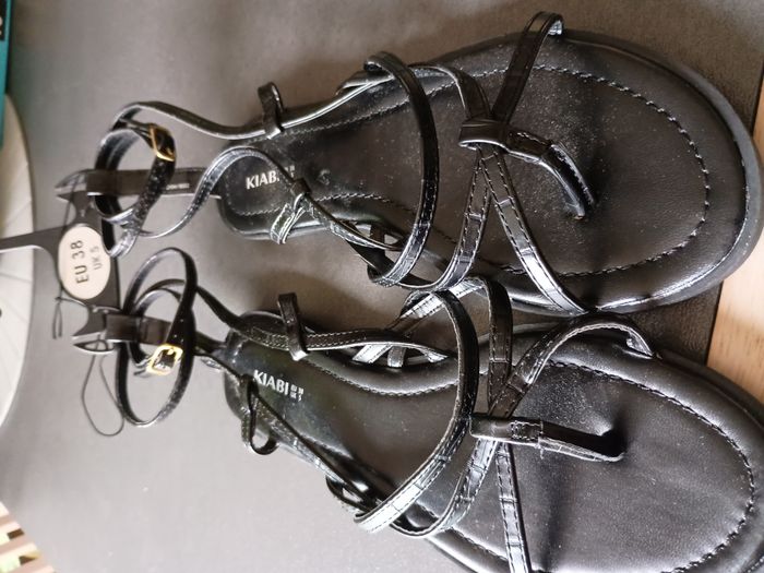 sandale noire femme - photo numéro 4