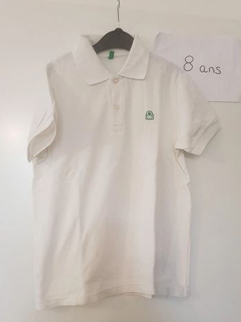 Polo mc Benetton 8 ans