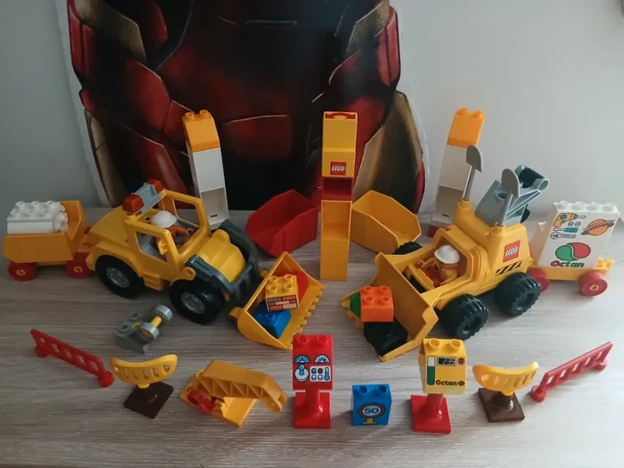 Lot lego duplo engins de chantier