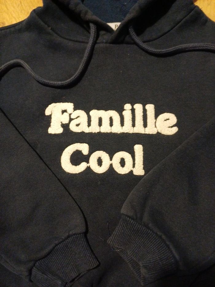 Sweat à capuche 6/8ans PM mère et fille - photo numéro 2
