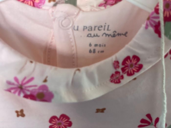 Pyjama neuf taille 6 mois pareil au meme - photo numéro 3