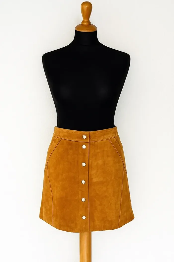 Jupe en cuir