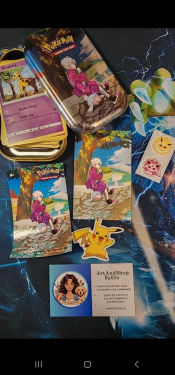 🎁 Lot Pokémon – Mini Tin + 70 cartes françaises