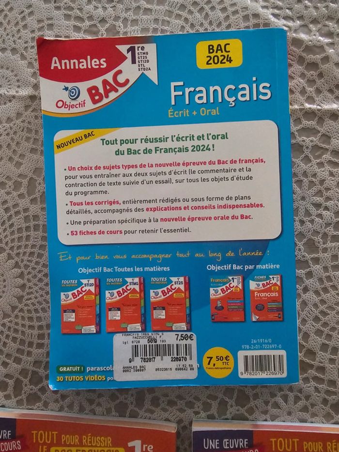 Annales français 2024 + 3 œuvres un parcours - photo numéro 4