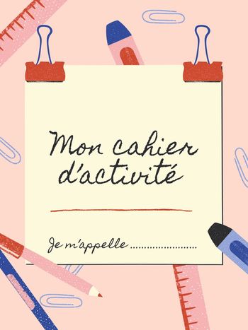 Carnet personnalisé jeux, activités, exercisation