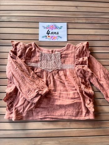 Blouse froufrou Louise misha 4 ans