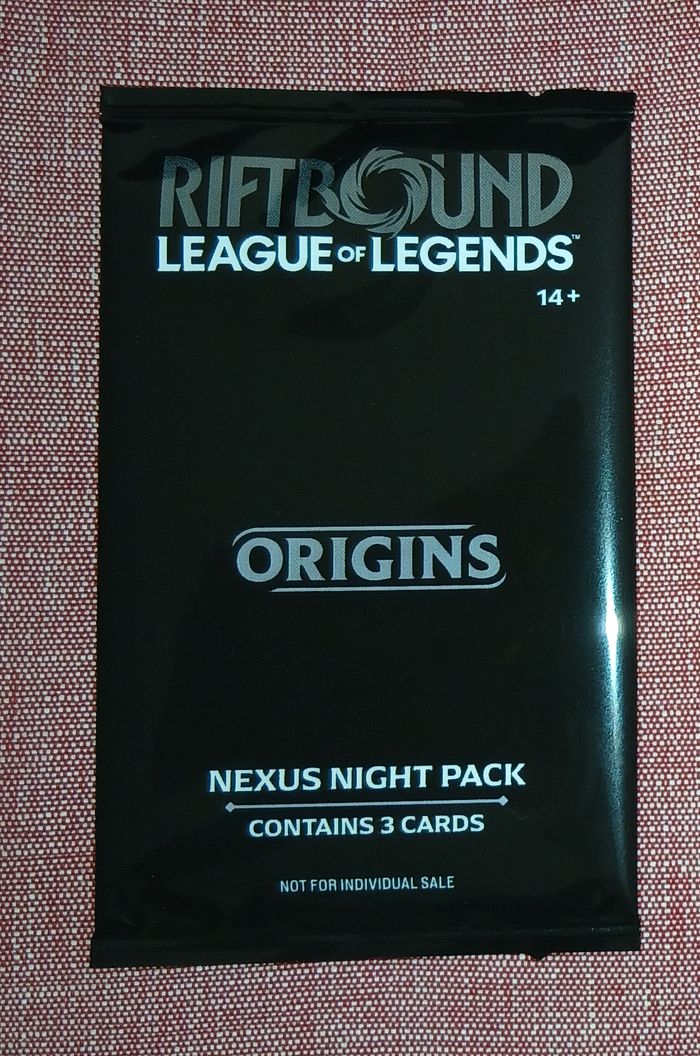 RIFTBOUND Booster Nexus Night – 1ère édition Origins (SCELLÉ)