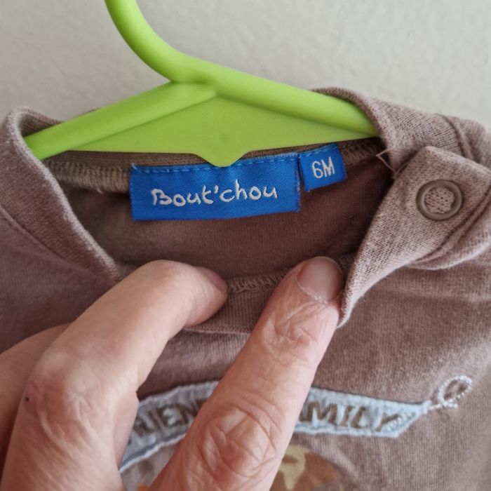 Tee shirt manches longue chien 6 mois - photo numéro 3