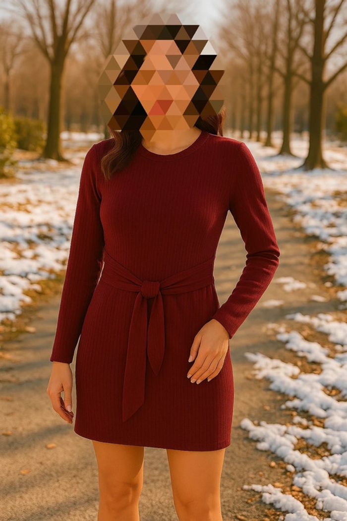 Robe bordeaux Shein femme taille M
