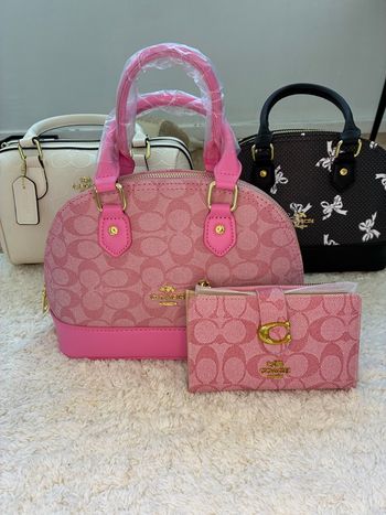 Ensemble Coach Rose Signature – Élégance & Douceur Chic