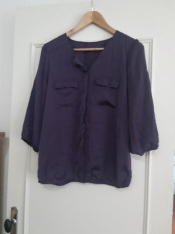 Blouse violette camaieu