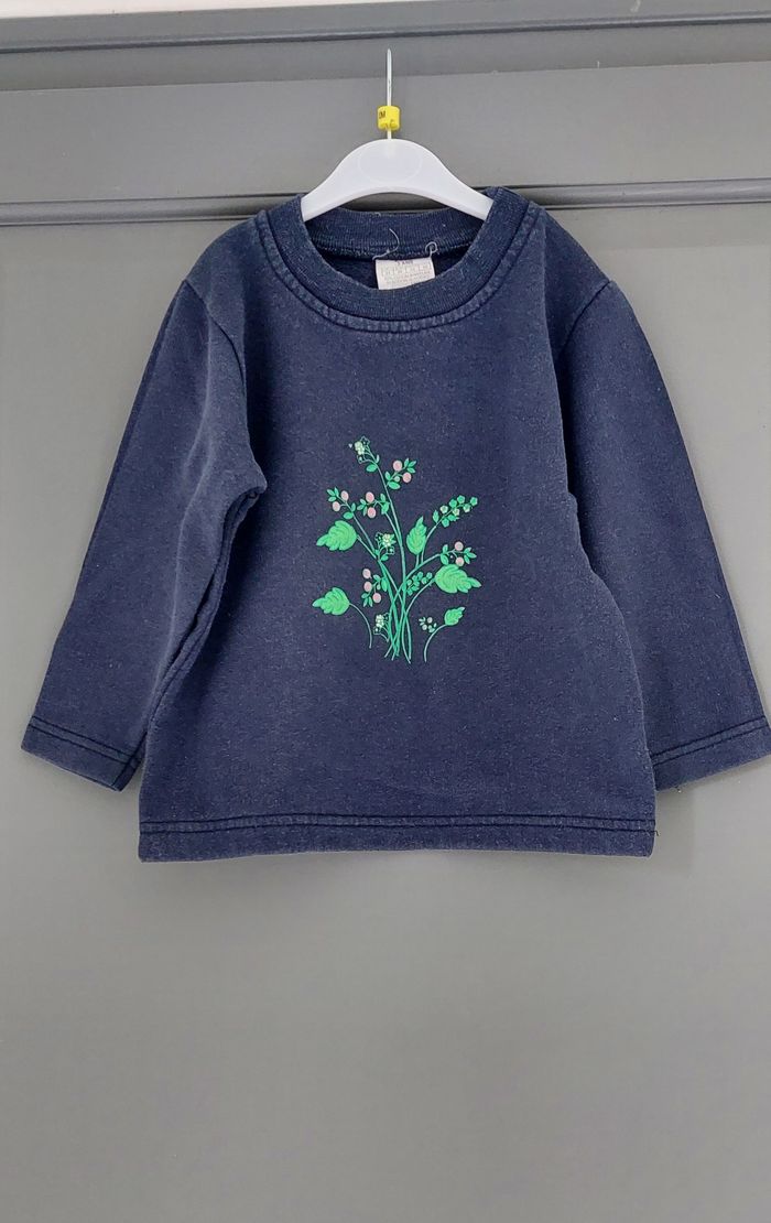 Pull bleu marine pour fille - 3 ans - photo numéro 3