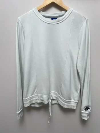 Nike white sweater sports Womens Medium