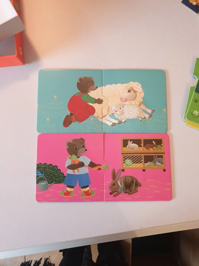 Petit ours brun - Puzzle et Petit livre - photo numéro 3