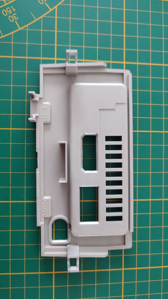 Plasturgie façade arrière F2-3 pièce détachée console de jeux Nintendo Gamecube DOL-001 (EUR) #E35 - photo numéro 2