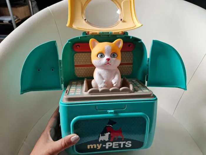 Jouet sac à dos chat - photo numéro 3