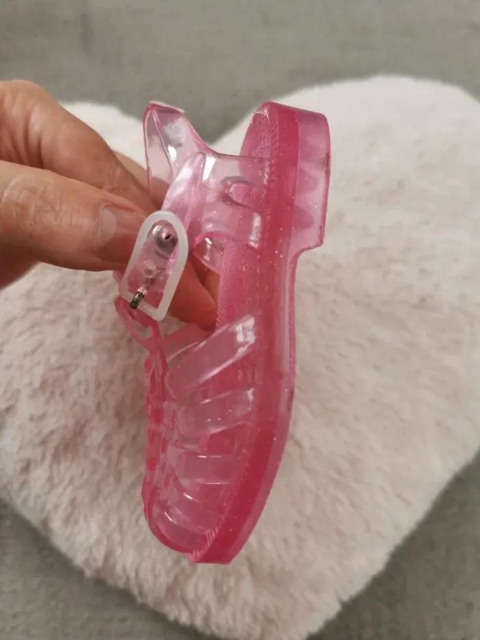 Chaussures de plage méduse rose taille 19 - photo numéro 3