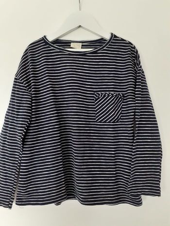 T-shirt fille 7 ans bleu marine Zara