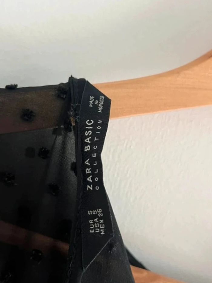 Combishort noire texturée Zara - photo numéro 6