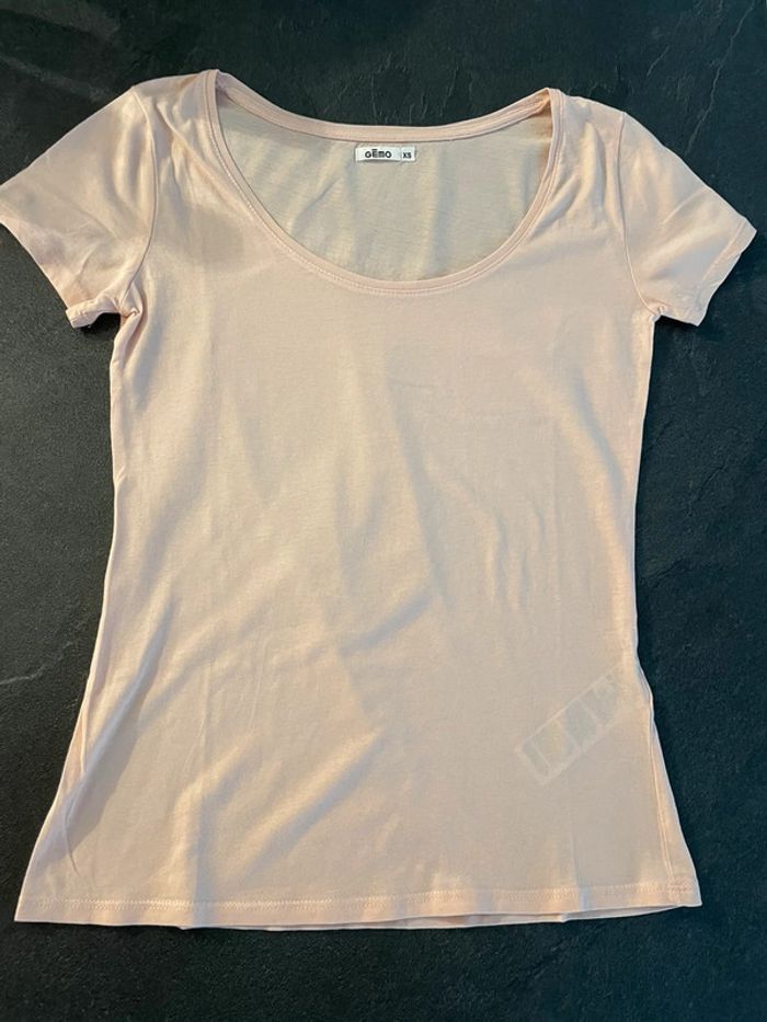 T-shirt rose pale