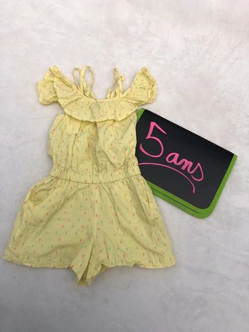 Combinaison salopette short 5 ans