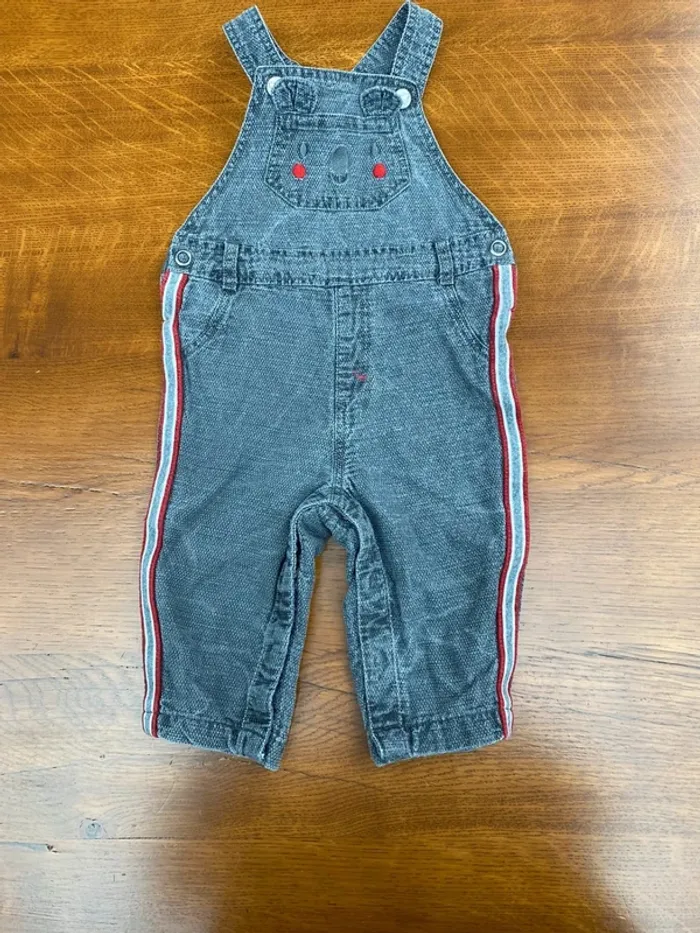 Salopette gris 6 mois orchestra - photo numéro 2