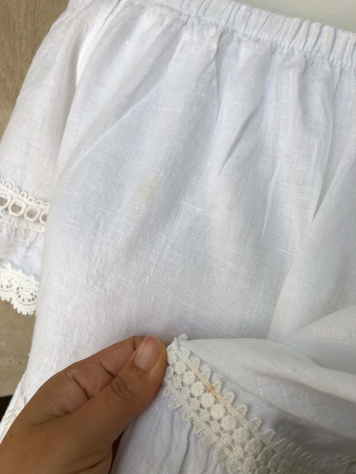 Robe en lin blanc - photo numéro 6