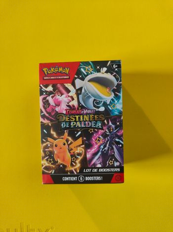 Bundle 6 booster pokémon destinées de Paldea ev4.5