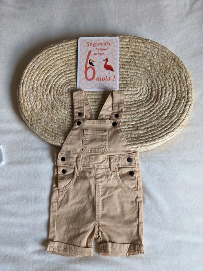Ensemble salopette et body - 6 mois - photo numéro 4
