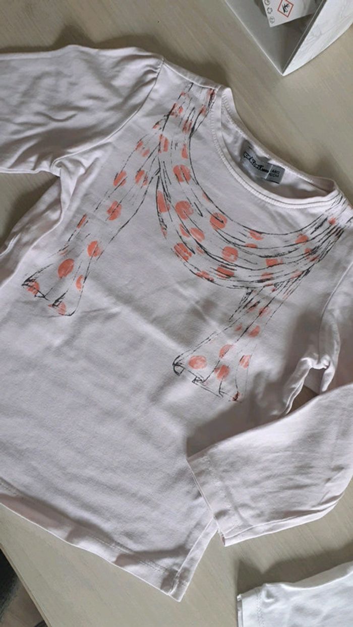 Lot 2tee-shirt Manche longue - photo numéro 2