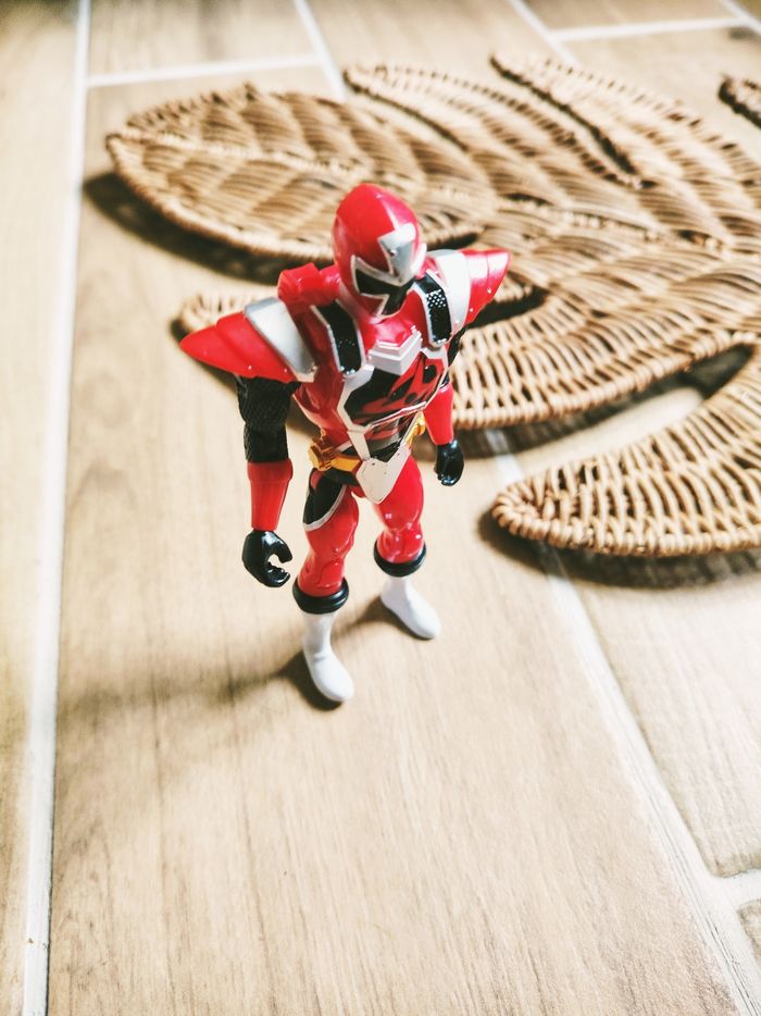 🙅 Power rangers ninja steel figurine Maître Ninja du ranger rouge marque Bandai - photo numéro 3