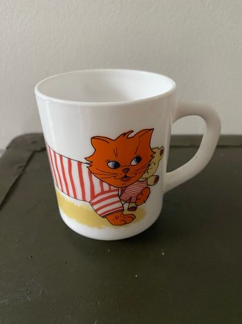 Mug arcopal vintage chat