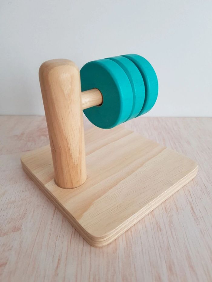 Puzzle trio Djeco et jeu disques à enfiler en bois - photo numéro 7